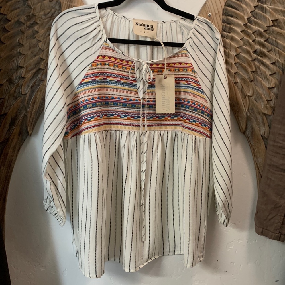 Savanna Jane blouse NWT